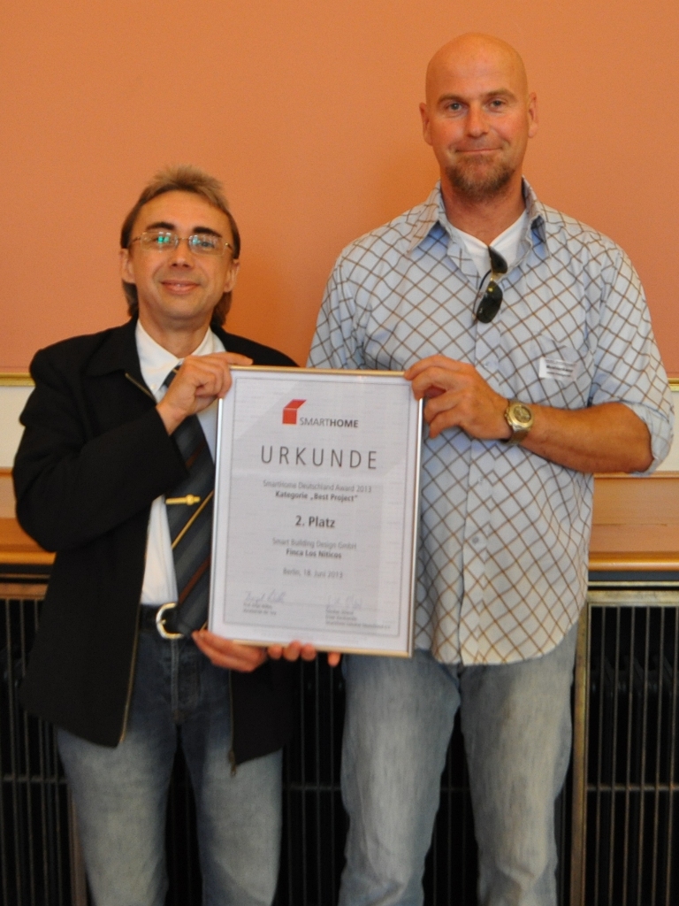 Gewinner des 2. Platz in der Kategorie "Bestes Projekt" - Claus Mühlenkamp und Peter Sperlich